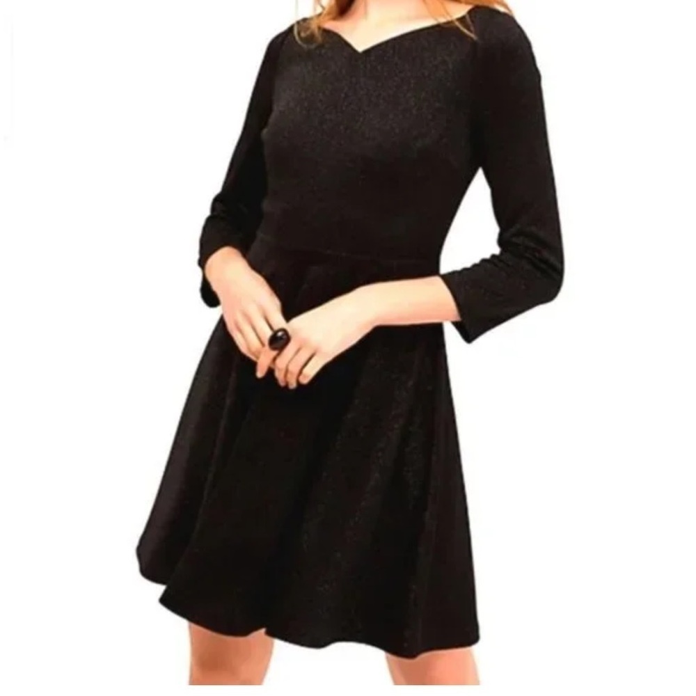 LBD Kate Spade Sparkle Ponte Dress